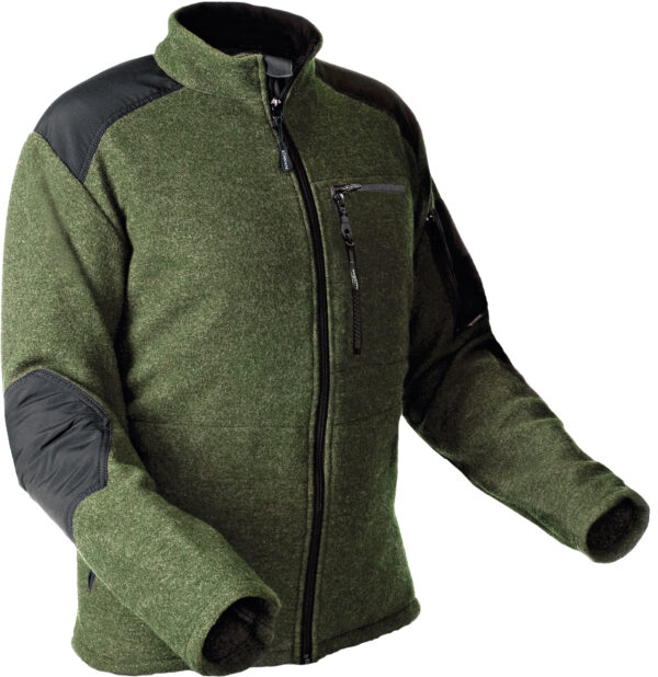 Villajakk Wooltec Pfanner, roheline, suurus L