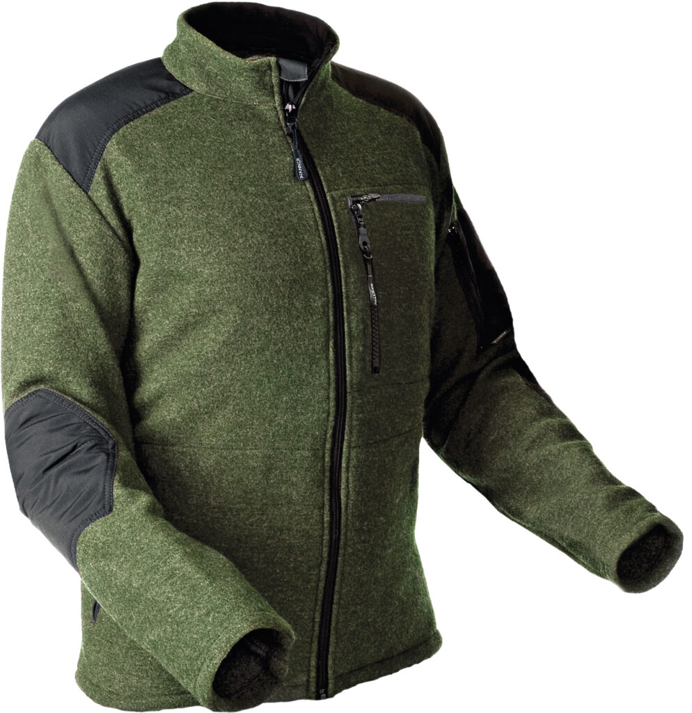 Villajakk Wooltec Pfanner, roheline, suurus S