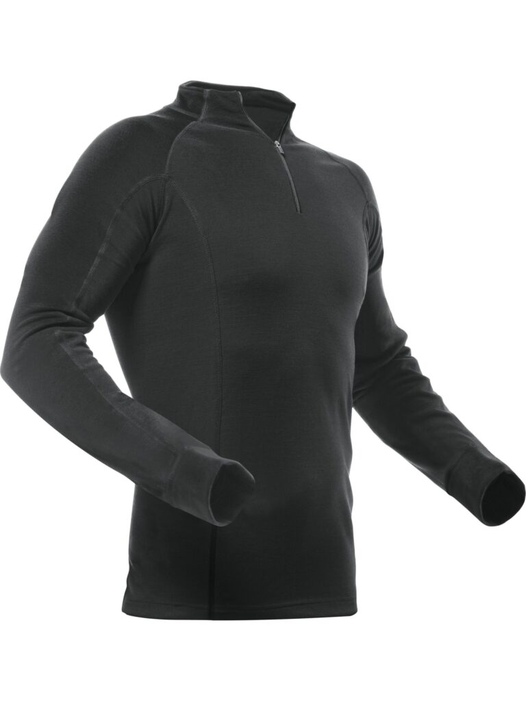 Pikk aluspesu särk Merino-Modal Thermal Shirt Pfanner, must, suurus 2XL