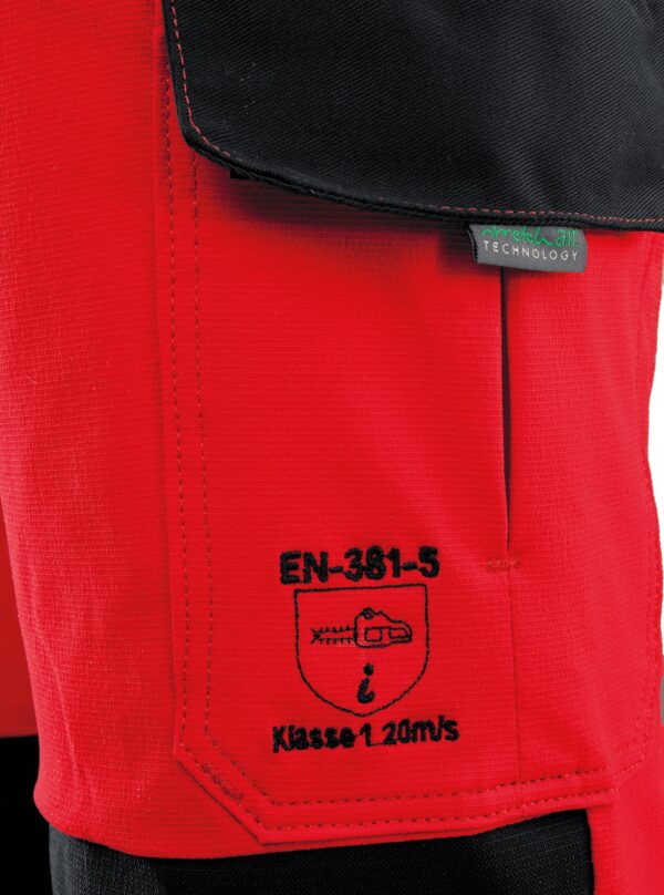 Arboristi turvatunked Dyneema Pfanner, punased, suurus M - Image 2