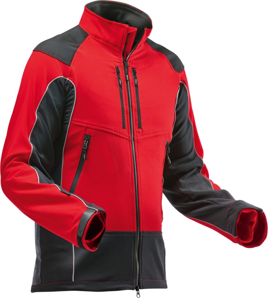 Arborist jacket Pfanner, red-black, size L