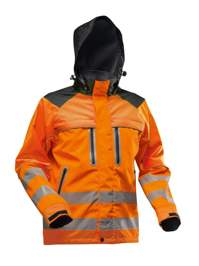 Vihmajakk Nanoshield® Rain Jacket Pfanner, neoonoranz, suurus XL