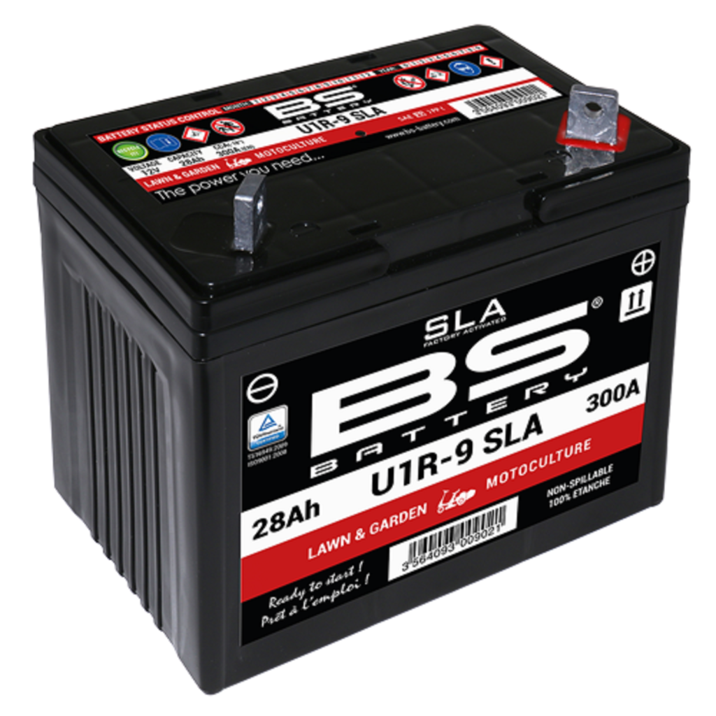Murutraktori aku 24A/H 12V 300A 19,5×12,5×17,6cm Traktor + paremal BS SLA U1R-9