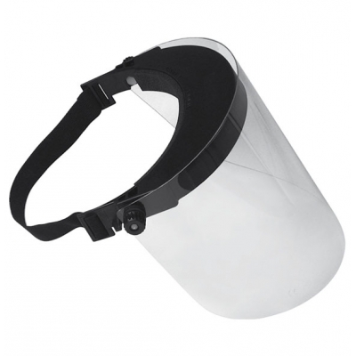 Protective visor with plexiglass Tecomec