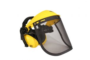 Protective visor with mesh and headphones Oregon