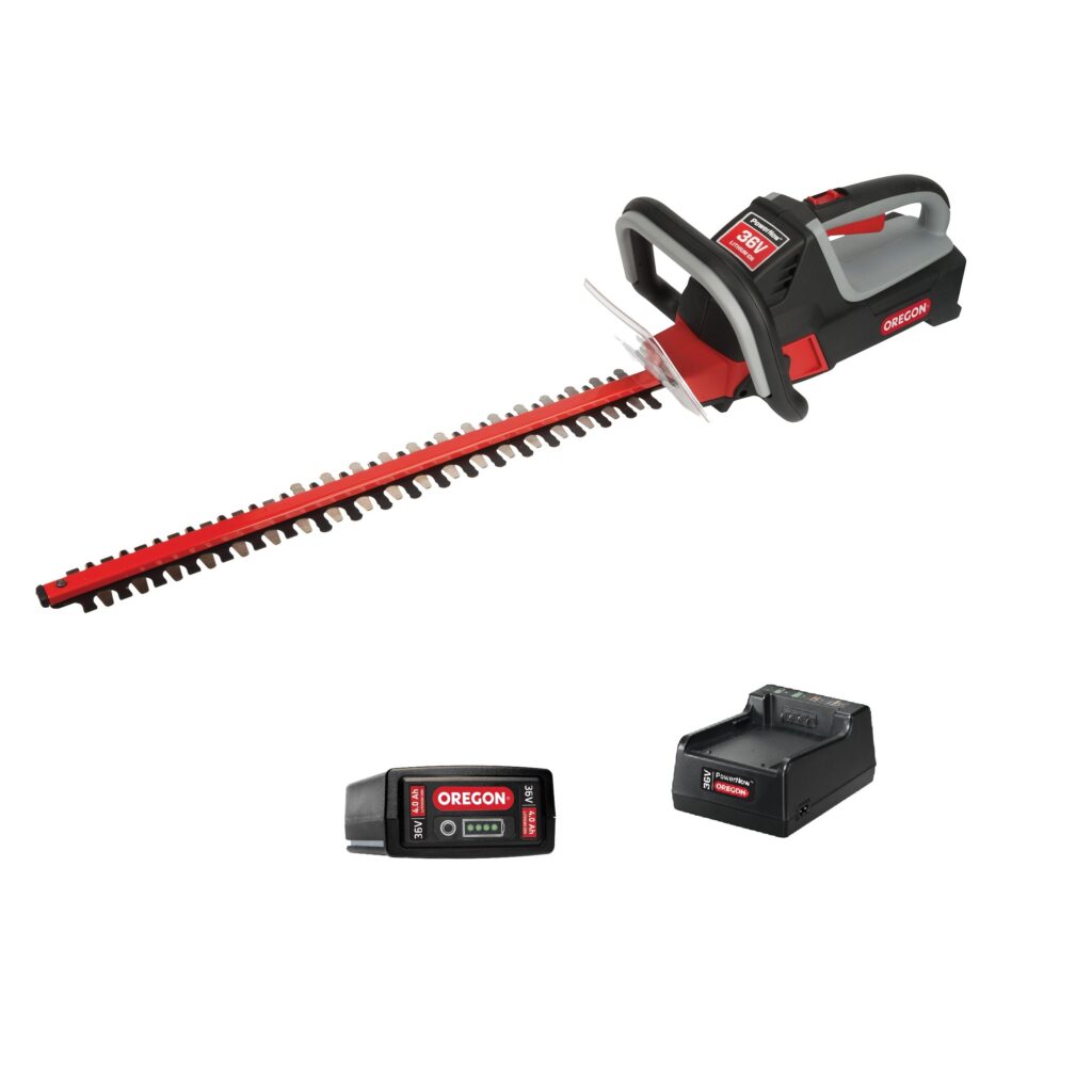 Hedge trimmer HT255 Oregon with 4.0Ah battery and standard charger