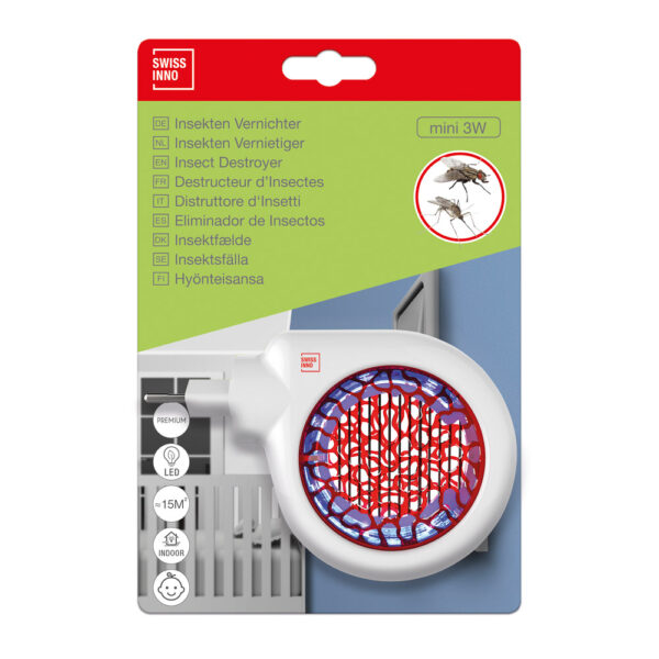 Putukate püünis elektriline, ultraviolet 3W LED SwissInno Mini - Image 2
