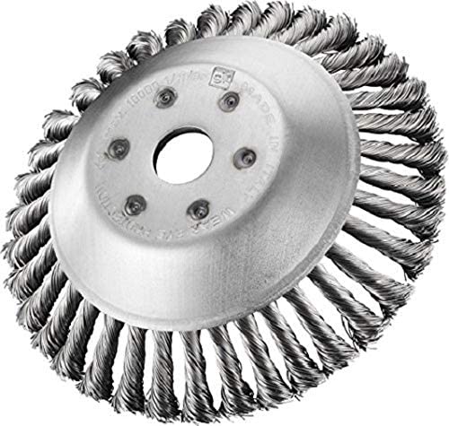 Steel brushes / wire brushes for brush cutters, weed burners