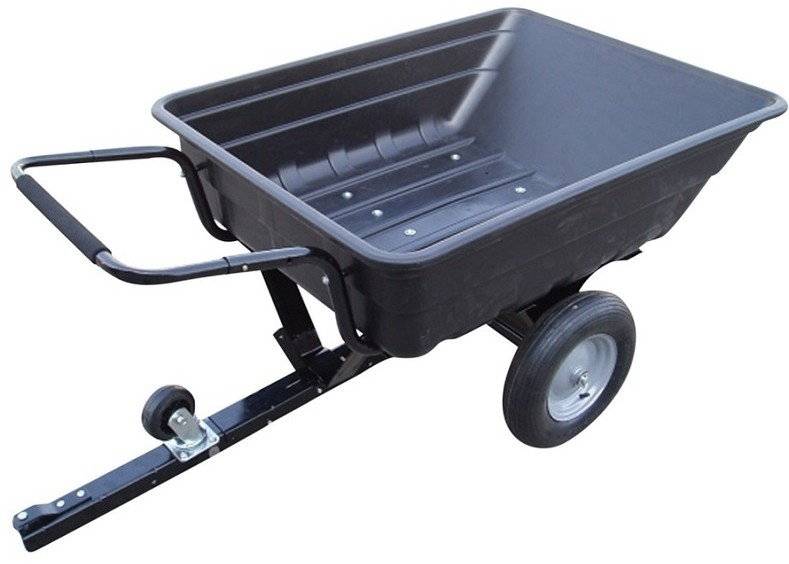 Traktorniiduki käru Turfmaster 200kg 100 x 75 x 25 cm traktorile, plastikust