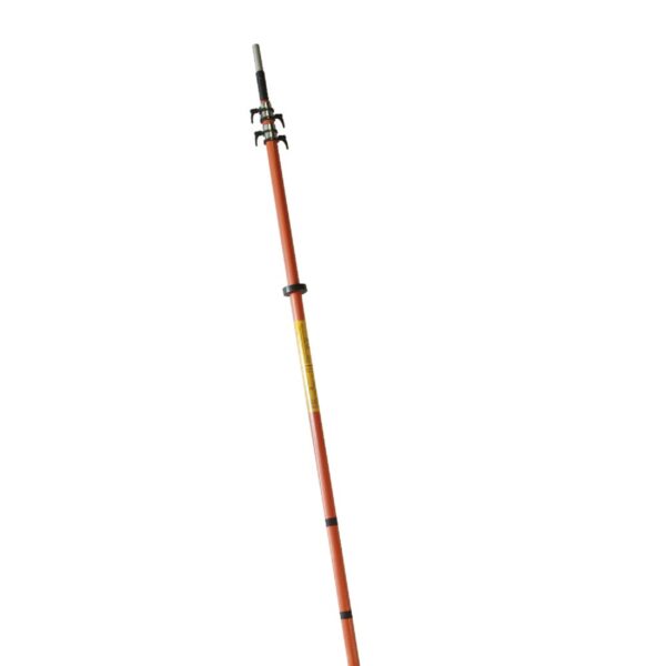 Teleskoopvars 14,2m elektriliinide puhastamiseks, kinnisena 5,35m 3-s osas, Branchsaw - Image 2
