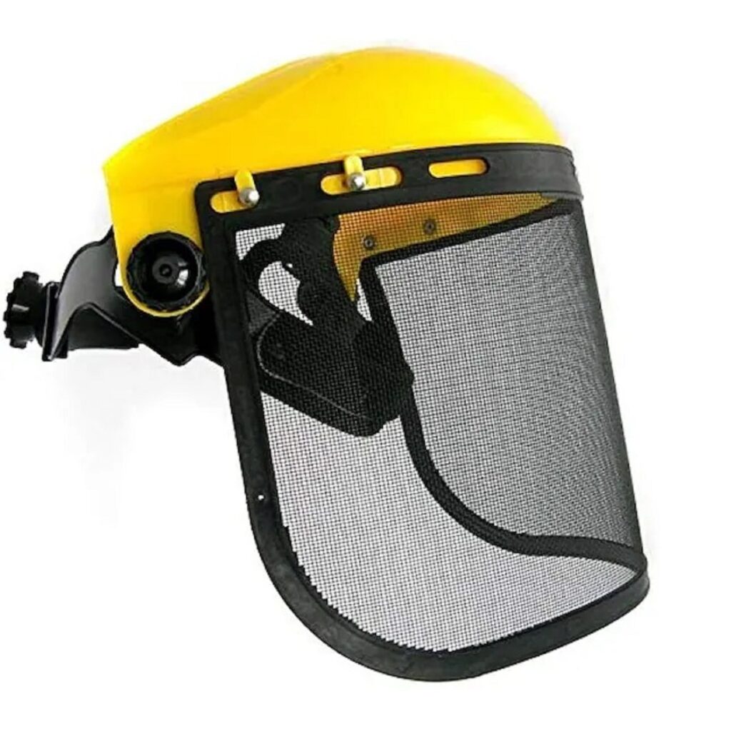 Visor with mesh