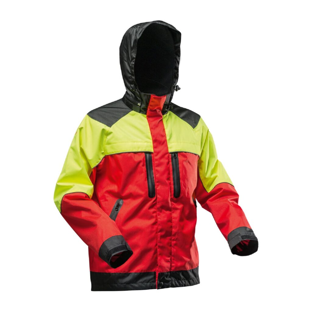 Vihmajakk Nanoshield® Pfanner®, punane-neoonkollane, suurus XL